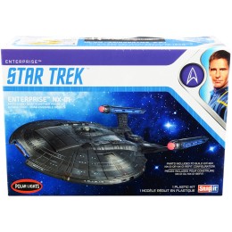 Skill 2 Snap Model Kit Enterprise NX-01 Starship 'Star Trek: Enterprise' (2001-2005) TV Series 1/1000 Scale Model by Polar Lights