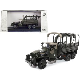 GMC CCKW353 Wrecker Tow Truck Olive Drab 'United States Army' 1/43 Diecast Model by Militaria Die Cast