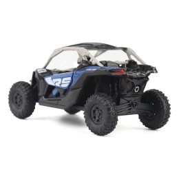 Can-Am Maverick X3 X RS Turbo RR Intense Blue and Chalk Gray with Driver Figure 1/32 Diecast Model by BRP Models
