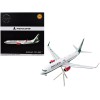 Boeing 737-800 Commercial Aircraft with Flaps Down 'Mexicana' (XA-ASM) White with Green Stripes 'Gemini 200' Series 1/200 Diecast Model Airplane by GeminiJets