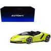 Lamborghini Centenario Roadster Verde Scandal / Solid Light Green 1/18 Model Car by Autoart