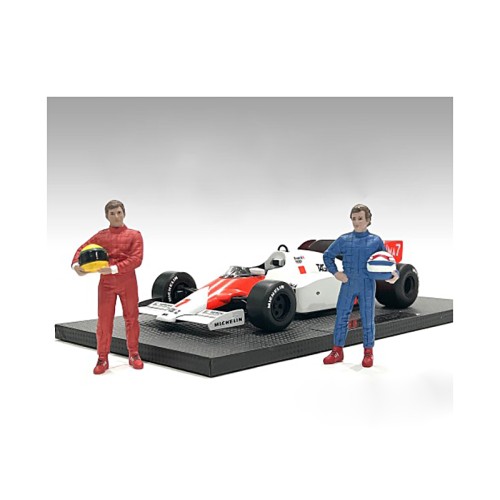 'Racing Legends' 80's Set of 2 Diecast Figures for 1/43 Scale Models by American Diorama