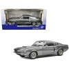 1967 Shelby GT500 Gray Metallic with Black Stripes 1/18 Diecast Model Car by Solido