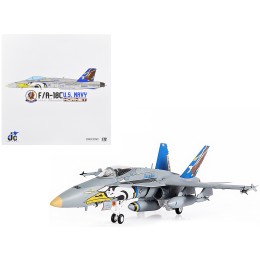 F/A-18C U.S. Navy Hornet Fighter Aircraft 'VFA-82 Marauders' with Display Stand Limited Edition to 600 pieces Worldwide 1/72 Diecast Model by JC Wings