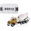 CAT Caterpillar CT681 Concrete Mixer Yellow and White 'High Line' Series 1/87 (HO) Scale Diecast Model by Diecast Masters