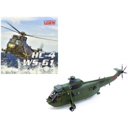 Westland Sea King HC.4 Helicopter 'Green Livery 848 Naval Air Squadron Commando Helicopter Force Royal Naval Air Station Yeovilton Somerset' (2009) British Royal Navy 1/72 Diecast Model by Legion