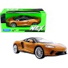McLaren GT Gold Metallic with Black Top 'NEX Models' 1/24 Diecast Model Car by Welly