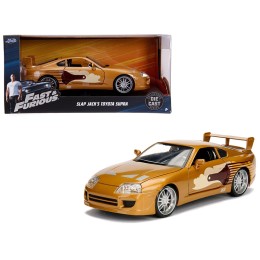 Slap Jack's Toyota Supra Gold 'Fast & Furious' Movie 1/24 Diecast Model Car by Jada