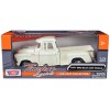 1957 GMC Blue Chip Pickup Truck White 'Timeless Legends' Series 1/24 Diecast Model Car by Motormax