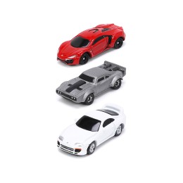 'Fast & Furious' Movie 3 piece Set Series 4 'Nano Hollywood Rides' Series Diecast Model Cars by Jada