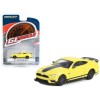 2021 Ford Mustang Mach 1 Grabber Yellow with Black Stripes 'Greenlight Muscle' Series 27 1/64 Diecast Model Car by Greenlight
