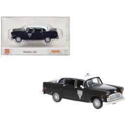 1974 Checker Cab Black and White 'Winnipeg' 1/87 (HO) Scale Model Car by Brekina
