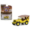 1949 Willys Jeep MB U.S. Army '545th Military Police Company Camp Drake Japan Training Camp' Yellow 'Battalion 64' Series 3 1/64 Diecast Model Car by Greenlight