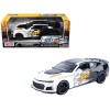 2017 Chevrolet Camaro ZL1 #42 Black and White 'GT Racing' Series 1/24 Diecast Model Car by Motormax