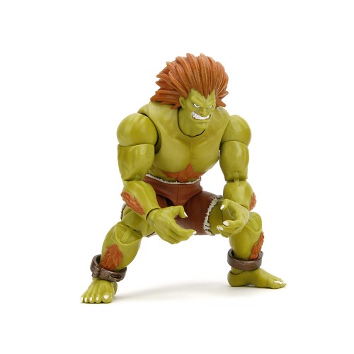 Blanka 7.5' Moveable Figure with Accessories and Alternate Head and Hands 'Ultra Street Fighter II: The Final Challengers' (2017) Video Game Model by Jada