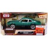 1974 Ford Maverick Grabber Green with Black Stripes 'Forgotten Classics' Series 1/24 Diecast Model Car by Motormax