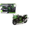 2011 Kawasaki ZX-14 Ninja Green Motorcycle Model 1/12 by New Ray
