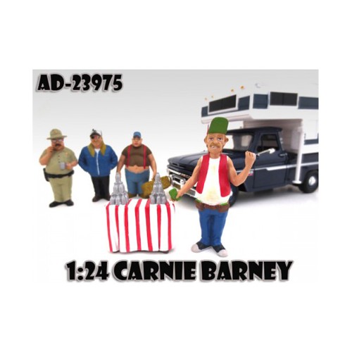 Carnie Barney 'Trailer Park' Figure For 1:24 Scale Model Cars by American Diorama