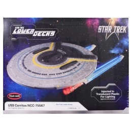 Skill 2 Model Kit USS Cerritos NCC-75567 Spacecraft 'Star Trek: Lower Decks' (2020-2024) TV Series 1/1400 Scale Model by Polar Lights