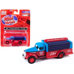 1941-1946 Chevrolet Delivery Bottle Truck 'O-So Grape' 1/87 (HO) Scale Model by Classic Metal Works