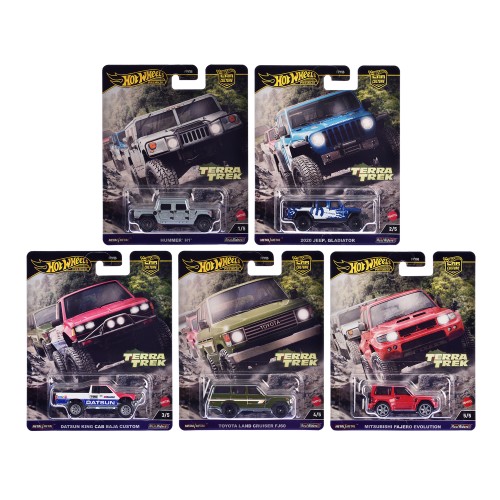 'Terra Trek' 5 piece Set 'Car Culture' 2024 Series C Diecast Model Cars by Hot Wheels