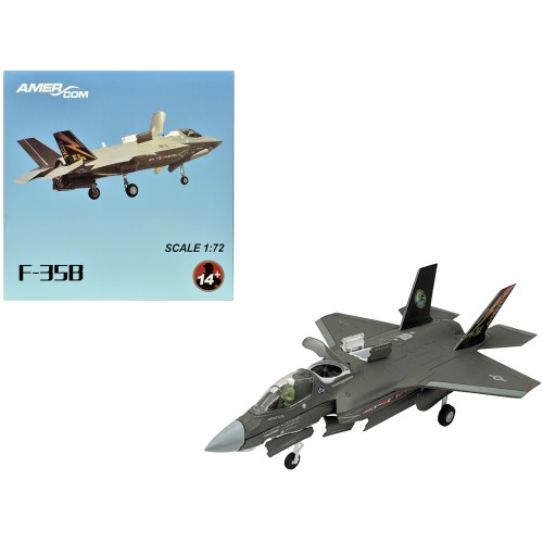 Lockheed Martin F-35B (STOVL) Lightning II Aircraft 'BF-01 Prototype Air Test an Evaluation Squadron 23 (VX-23) Salty Dogs' (2009) United States Navy 1/72 Diecast Model Airplane