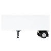 27ft Single-Axle Trailer (No Converter Dolly) White 1/87 (HO) Plastic Model by Promotex