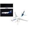 Boeing 737-700BDSF Commercial Aircraft 'Alaska Air Cargo' White with Blue Tail 'Gemini 200' Series 1/200 Diecast Model Airplane by GeminiJets