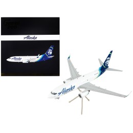 Boeing 737-700BDSF Commercial Aircraft 'Alaska Air Cargo' White with Blue Tail 'Gemini 200' Series 1/200 Diecast Model Airplane by GeminiJets