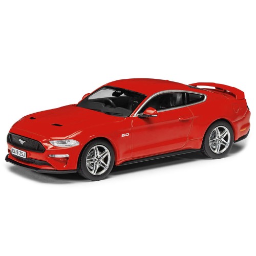 Ford Mustang Mk6 GT Fastback 5.0 RHD (Right Hand Drive) Race Red 'Vanguards' Series 1/43 Diecast Model Car by Corgi