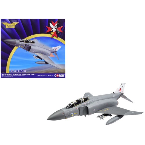 McDonnell Douglas Phantom FGR.2 Fighter Aircraft '#1435 Flight RAF Mount Pleasant Falkland Islands' (1991) Royal Air Force 'The Aviation Archive' Series 1/48 Diecast Model by Corgi