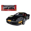Ferrari 458 Challenge Matt Black #12 1/18 Diecast Car Model by Hot Wheels