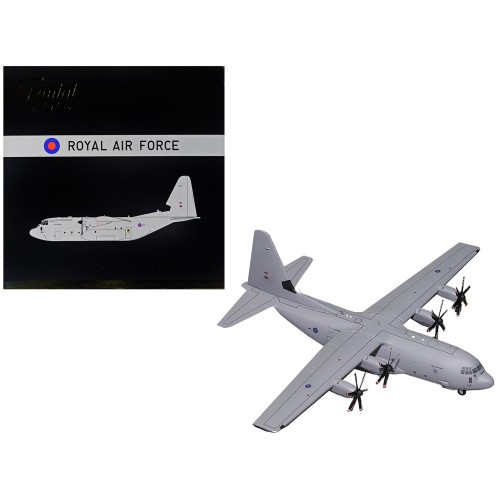 Lockheed C-130J Super Hercules Transport Aircraft 'British Royal Air Force' Gray 'Gemini 200' Series 1/200 Diecast Model Airplane by GeminiJets