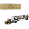 CAT Caterpillar CT660 Day Cab with Caterpillar Mural Dry Van Trailer 'Transport Series' 1/50 Diecast Model by Diecast Masters