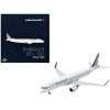 Embraer ERJ-190 Commercial Aircraft 'Air France Hop' (F-HBLR) White with Striped Tail 1/400 Diecast Model Airplane by GeminiJets