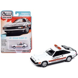 1983 Toyota Celica Supra 'Toyota Grand Prix of Long Beach Official Pace Car' White 'Import Legends' Series 1/64 Diecast Model Car by Auto World