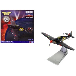 Hawker Hurricane Mk.I Fighter Aircraft 'Sqn Ldr. Ian Richard 'Widge' Gleed No.87 Sqn Colerne' (1941) British Royal Air Force 'The Aviation Archive' Series 1/72 Diecast Model by Corgi