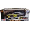 2017 Chevrolet Camaro ZL1 #90 Matt Gray with Yellow Stripes 'GT Racing' Series 1/24 Diecast Model Car by Motormax