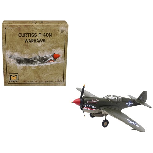 Curtiss P-40N Warhawk Fighter Aircraft 'American Dream National Warplane Museum' United States Army Air Forces 1/72 Diecast Model by Militaria Die Cast
