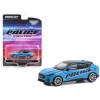 2022 Ford Mustang Mach-E Police Blue with Black Top 'All-Electric Pilot Program Vehicle' 'Hobby Exclusive' Series 1/64 Diecast Model Car by Greenlight