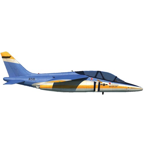 Lockheed Alpha Jet Aircraft 'VTX-TS Competition' United States Navy 'Military' Series 1/72 Diecast Model Airplane by Herpa