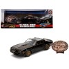1977 Pontiac Firebird Trans Am Black with Replica Buckle 'Smokey and the Bandit' (1977) Movie 'Hollywood Rides' Series 1/24 Diecast Model Car by Jada
