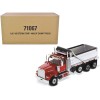 Western Star 4900 SF Dump Truck Red and Silver 1/50 Diecast Model by Diecast Masters