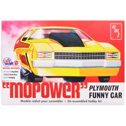 Skill 2 Model Kit Plymouth Funny Car 'Mopower' 1/25 Scale Model by AMT