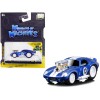 1965 Shelby Daytona Coupe #13 Blue Metallic with White Stripes 1/64 Diecast Model Car by Muscle Machines