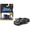 1993 Chevrolet 454 SS Pickup Truck Matt Black 'Blackout Edition' 1/64 Diecast Model by Muscle Machines
