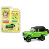 1969 Ford Bronco 'Garbage Pail Kids: Super Snotty' Green with Black Top 'San Diego Comic-Con 2024 Exclusive' 1/64 Diecast Model Car by Greenlight