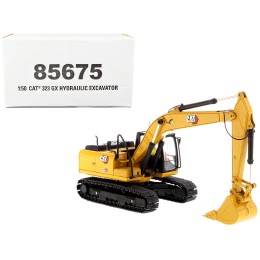CAT Caterpillar 323 GX Hydraulic Excavator with Operator 'High Line' Series 1/50 Diecast Model by Diecast Masters