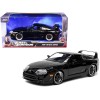 1995 Toyota Supra Black 'Fast & Furious' Movie 1/24 Diecast Model Car by Jada