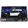 2022 Ford Police Interceptor Utility Black and White Unmarked 'Law Enforcement and Public Service' Series 1/43 Diecast Model Car by Motormax